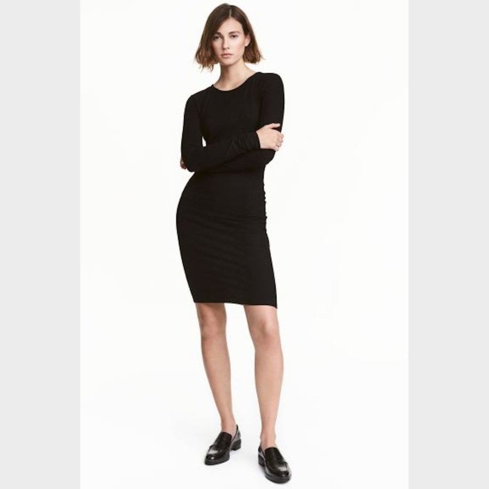 H&M Ribbed jersey dress
